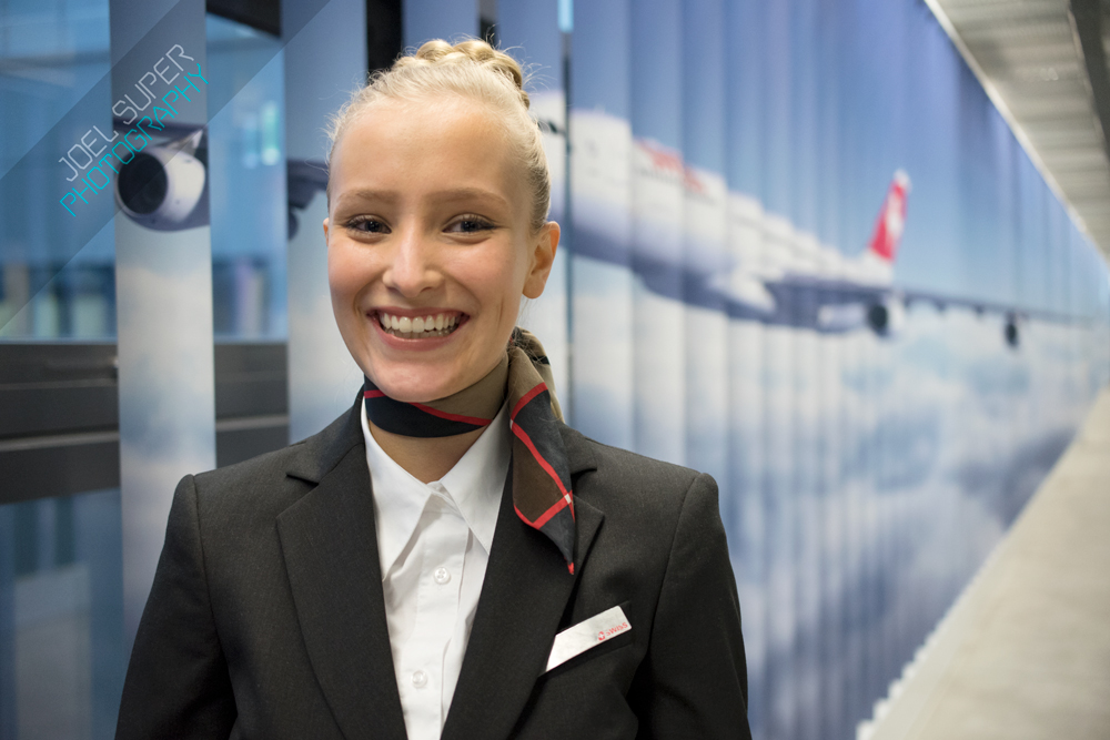 Mara Huber bei Swiss Int. Airlines
